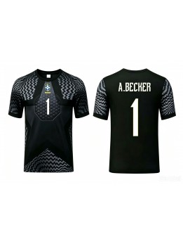 Billige Brasil Alisson Becker #1 Keeper Hjemmedrakt VM 2026 Kortermet Billige Brasil Alisson Becker #1 Keeper Hjemmedrakt VM 2026 Kortermet